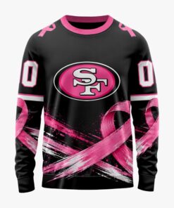 NFL San Francisco 49ers Personalized Pink Fights Breast Cancer 2026 Design Hoodie, TShirt, Sweatshirt, Sports Fans 3D Shirt Nfl San Francisco 49ers Personalized Pink Fights Breast Cancer 2026 Design Hoodie Tshirt Sweatshirt 4