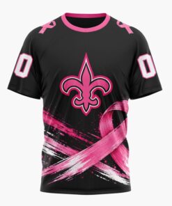 NFL New Orleans Saints Personalized Pink Fights Breast Cancer 2026 Design Hoodie, TShirt, Sweatshirt, Sports Fans 3D Shirt Nfl New Orleans Saints Personalized Pink Fights Breast Cancer 2026 Design Hoodie Tshirt Sweatshirt 2