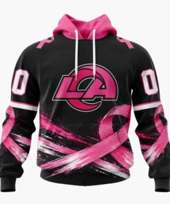 NFL Los Angeles Rams Personalized Pink Fights Breast Cancer 2026 Design Hoodie, TShirt, Sweatshirt, Sports Fans 3D Shirt Nfl Los Angeles Rams Personalized Pink Fights Breast Cancer 2026 Design Hoodie Tshirt Sweatshirt 1