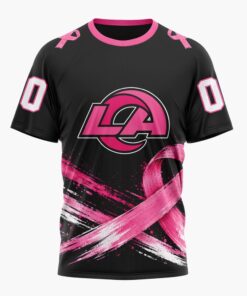 NFL Los Angeles Rams Personalized Pink Fights Breast Cancer 2026 Design Hoodie, TShirt, Sweatshirt, Sports Fans 3D Shirt Nfl Los Angeles Rams Personalized Pink Fights Breast Cancer 2026 Design Hoodie Tshirt Sweatshirt 2
