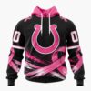 NFL Indianapolis Colts Personalized Pink Fights Breast Cancer 2026 Design Hoodie, TShirt, Sweatshirt, Sports Fans 3D Shirt Nfl Indianapolis Colts Personalized Pink Fights Breast Cancer 2026 Design Hoodie Tshirt Sweatshirt 1
