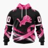 NFL Detroit Lions Personalized Pink Fights Breast Cancer 2026 Design Hoodie, TShirt, Sweatshirt, Sports Fans 3D Shirt Nfl Detroit Lions Personalized Pink Fights Breast Cancer 2026 Design Hoodie Tshirt Sweatshirt 1