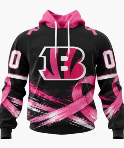 NFL Cincinnati Bengals Personalized Pink Fights Breast Cancer 2026 Design Hoodie, TShirt, Sweatshirt, Sports Fans 3D Shirt Nfl Cincinnati Bengals Personalized Pink Fights Breast Cancer 2026 Design Hoodie Tshirt Sweatshirt 1