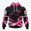NFL Carolina Panthers Personalized Pink Fights Breast Cancer 2026 Design Hoodie, TShirt, Sweatshirt, Sports Fans 3D Shirt Nfl Carolina Panthers Personalized Pink Fights Breast Cancer 2026 Design Hoodie Tshirt Sweatshirt 1