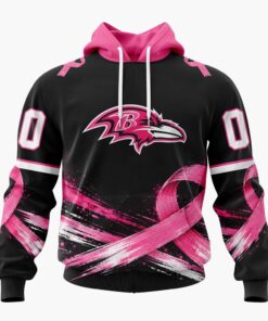 NFL Baltimore Ravens Personalized Pink Fights Breast Cancer 2026 Design Hoodie, TShirt, Sweatshirt, Sports Fans 3D Shirt Nfl Baltimore Ravens Personalized Pink Fights Breast Cancer 2026 Design Hoodie Tshirt Sweatshirt 1