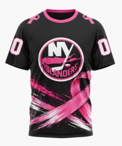 NHL New York Islanders 2026 Hockey Pink Fights Breast Cancer Design Hoodie, TShirt, Sweatshirt, NHL Hockey 3D Shirt Nhl New York Islanders 2026 Hockey Pink Fights Breast Cancer Design Hoodie Tshirt Sweatshirt 2