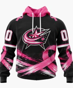NHL Columbus Blue Jackets 2026 Hockey Pink Fights Breast Cancer Design Hoodie, TShirt, Sweatshirt, NHL Hockey 3D Shirt Nhl Columbus Blue Jackets 2026 Hockey Pink Fights Breast Cancer Design Hoodie Tshirt Sweatshirt 1