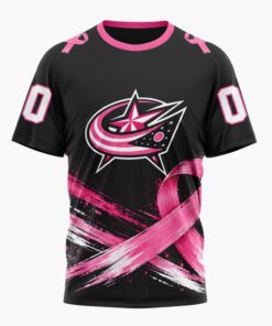 NHL Columbus Blue Jackets 2026 Hockey Pink Fights Breast Cancer Design Hoodie, TShirt, Sweatshirt, NHL Hockey 3D Shirt Nhl Columbus Blue Jackets 2026 Hockey Pink Fights Breast Cancer Design Hoodie Tshirt Sweatshirt 2
