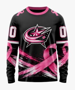 NHL Columbus Blue Jackets 2026 Hockey Pink Fights Breast Cancer Design Hoodie, TShirt, Sweatshirt, NHL Hockey 3D Shirt Nhl Columbus Blue Jackets 2026 Hockey Pink Fights Breast Cancer Design Hoodie Tshirt Sweatshirt 4