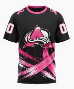 NHL Colorado Avalanche 2026 Hockey Pink Fights Breast Cancer Design Hoodie, TShirt, Sweatshirt, NHL Hockey 3D Shirt Nhl Colorado Avalanche 2026 Hockey Pink Fights Breast Cancer Design Hoodie Tshirt Sweatshirt 2