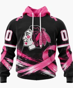 NHL Chicago Blackhawks 2026 Hockey Pink Fights Breast Cancer Design Hoodie, TShirt, Sweatshirt, NHL Hockey 3D Shirt Nhl Chicago Blackhawks 2026 Hockey Pink Fights Breast Cancer Design Hoodie Tshirt Sweatshirt 1
