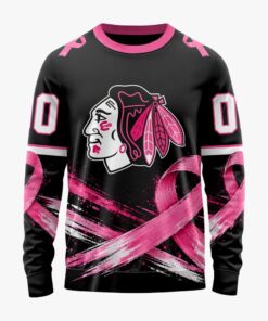 NHL Chicago Blackhawks 2026 Hockey Pink Fights Breast Cancer Design Hoodie, TShirt, Sweatshirt, NHL Hockey 3D Shirt Nhl Chicago Blackhawks 2026 Hockey Pink Fights Breast Cancer Design Hoodie Tshirt Sweatshirt 4