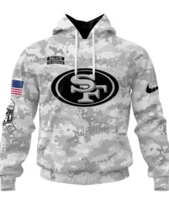 NFL San Francisco 49ers Arctic Camo Salute To Service 2026 Design Hoodie, T Shirt, Sweatshirt, Sports Fans 3D Shirt Nfl San Francisco 49ers Arctic Camo Salute TO Service 2026 Design Hoodie T Shirt Sweatshirt 1