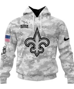 NFL New Orleans Saints Arctic Camo Salute To Service 2026 Design Hoodie, T Shirt, Sweatshirt, Sports Fans 3D Shirt Nfl New Orleans Saints Arctic Camo Salute TO Service 2026 Design Hoodie T Shirt Sweatshirt 1