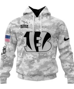 NFL Cincinnati Bengals Arctic Camo Salute To Service 2026 Design Hoodie, T Shirt, Sweatshirt, Sports Fans 3D Shirt Nfl Cincinnati Bengals Arctic Camo Salute TO Service 2026 Design Hoodie T Shirt Sweatshirt 1