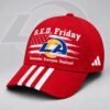 Los Angeles Rams NFL RED Friday Patriotic American Flag Remember Everyone Deployed Three Stripe Baseball Cap, Football Limited Edition Cap Los Angeles Rams Nfl Red Friday Patriotic American Flag Remember Everyone Deployed Three Stripe Baseball Cap