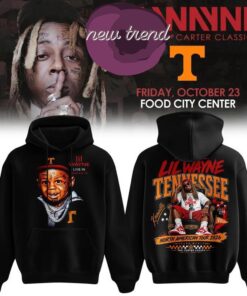 Tennessee Volunteers x Lil Wayne 20 Years of Carter Classics Concert in Food City Center Hoodie, Trending Music 3D Tee Tennessee Volunteers X Lil Wayne 20 Years OF Carter Classics Concert IN Food City Center Hoodie