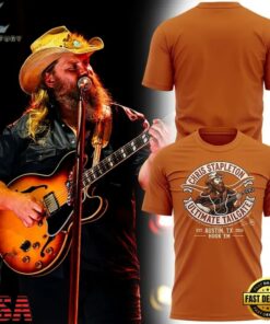 2026 Chris Stapleton x Texas Longhorns T Shirt, Trending Music 3D Tee 2026 Chris Stapleton X Texas Longhorns T Shirt