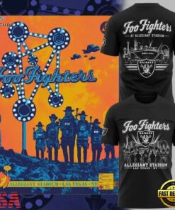 2026 Las Vegas Raiders x Foo Fighters T Shirt, Trending Music 3D Tee 2026 Las Vegas Raiders X Foo Fighters T Shirt