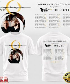 A Perfect Circle North American Tour 2027 T Shirt, Trending Music 3D Tee A Perfect Circle North American Tour 2027 T Shirt