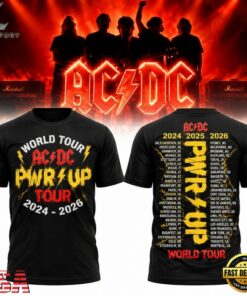 ACDC Exclusive New York Event POWER UP TOUR 2026 T Shirt, Trending Music 3D Tee Acdc Exclusive New York Event Power UP Tour 2026 T Shirt