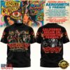 Aerosmith California Dream On 2026 Hollywood Bowl Graphic Black 3D Shirt, Trending Music 3D Tee Aerosmith California Dream ON 2026 Hollywood Bowl Graphic Black 3D Shirt