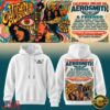 Aerosmith California Dream On Tour White Hoodie, Trending Music 3D Tee Aerosmith California Dream ON Tour White Hoodie