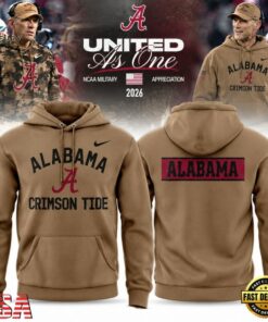 Alabama Crimson Tide 2026 Military Appreciation Hoodie, Viral 3D Graphic Tee Alabama Crimson Tide 2026 Military Appreciation Hoodie