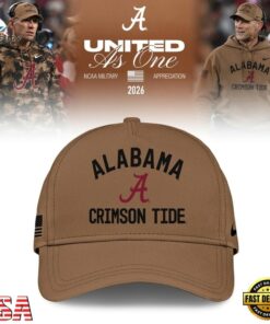 Alabama Crimson Tide 2026 Military Appreciation Limited Edition Cap, Fashion Baseball Cap Alabama Crimson Tide 2026 Military Appreciation Limited Edition Cap