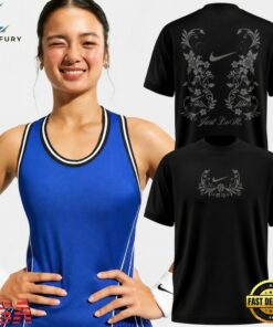 Alex Eala In Full Bloom Graphic Black T Shirt, Viral 3D Graphic Tee Alex Eala IN Full Bloom Graphic Black T Shirt