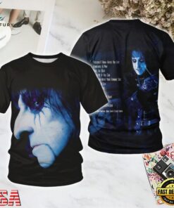 Alice Cooper Along Came a Spider All Over Print T Shirt, Trending Music 3D Tee Alice Cooper Along Came A Spider All Over Print T Shirt