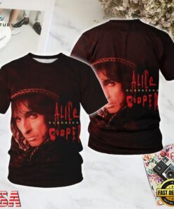 Alice Cooper Classicks All Over Print T Shirt, Trending Music 3D Tee Alice Cooper Classicks All Over Print T Shirt