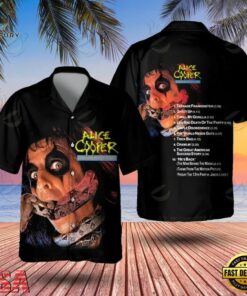 Alice Cooper Constrictor Hawaiian Shirt, Music Fan Hawaiian Shirt Alice Cooper Constrictor Hawaiian Shirt