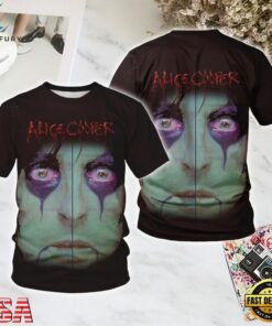 Alice Cooper From the Inside All Over Print T Shirt, Trending Music 3D Tee Alice Cooper From The Inside All Over Print T Shirt