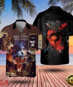 Alice Cooper LAST TEMPTATION Hawaiian Shirt, Music Fan Hawaiian Shirt Alice Cooper Last Temptation Hawaiian Shirt