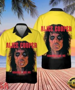 Alice Cooper Nobody Likes Me Hawaiian Shirt, Music Fan Hawaiian Shirt Alice Cooper Nobody Likes ME Hawaiian Shirt