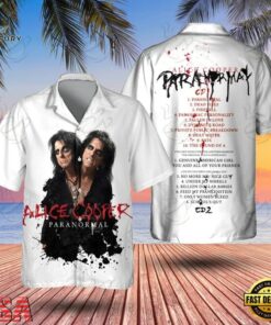 Alice Cooper PARANORMAL Hawaiian Shirt, Music Fan Hawaiian Shirt Alice Cooper Paranormal Hawaiian Shirt