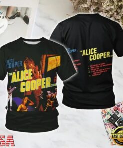 Alice Cooper The Alice Cooper Show All Over Print T Shirt, Trending Music 3D Tee Alice Cooper The Alice Cooper Show All Over Print T Shirt