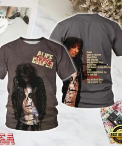 Alice Cooper Trash All Over Print T Shirt, Trending Music 3D Tee Alice Cooper Trash All Over Print T Shirt