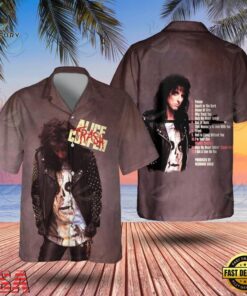 Alice Cooper Trash Hawaiian Shirt, Music Fan Hawaiian Shirt Alice Cooper Trash Hawaiian Shirt