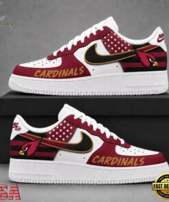 Arizona Cardinals NFL American Flag Football Team Limited Air Force 1 Shoes Sneakers, NFL Fan AF1 Shoes Arizona Cardinals Nfl American Flag Football Team Limited Air Force 1 Shoes Sneakers