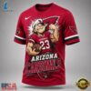 Arizona Cardinals NFL Popeye Bold Cartoon Athletes 3D T Shirt, Sports Fans 3D Shirt Arizona Cardinals Nfl Popeye Bold Cartoon Athletes 3D T Shirt