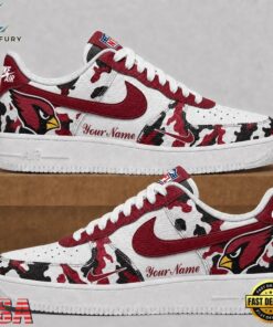 Arizona Cardinals NFL Team Camo Air Force 1 Shoes Sneakers, NFL Fan AF1 Shoes Arizona Cardinals Nfl Team Camo Air Force 1 Shoes Sneakers