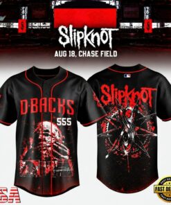 Arizona Diamondbacks x Slipknot Stadium Tour 2027 Limited Edition Baseball Jersey, Music Artist Baseball Jersey Arizona Diamondbacks X Slipknot Stadium Tour 2027 Limited Edition Baseball Jersey