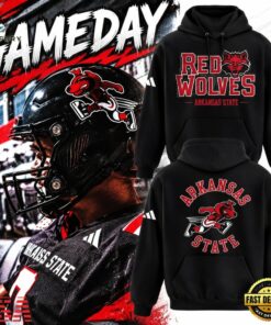 Arkansas State Football Runnin’ Howl Hoodie, Viral 3D Graphic Tee Arkansas State Football Runnin Howl Hoodie