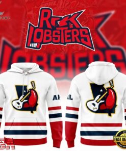 Athens Rock Lobsters Sublimated Shersey 2026 White Hoodie, Viral 3D Graphic Tee Athens Rock Lobsters Sublimated Shersey 2026 White Hoodie