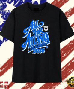 Atlanta Dream All For Atlanta 2026 The Playoff WNBA Champions T Shirt, Trendy 2D Print Shirt Atlanta Dream All For Atlanta 2026 The Playoff Wnba Champions T Shirt