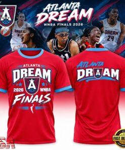 Atlanta Dream WNBA Finals 2026 All For Atlanta Red T Shirt, Viral 3D Graphic Tee Atlanta Dream Wnba Finals 2026 All For Atlanta Red T Shirt