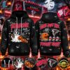 Atlanta Falcons Halloween Rise Into The Fright Night Graphic Hoodie, Viral 3D Graphic Tee Atlanta Falcons Halloween Rise Into The Fright Night Graphic Hoodie