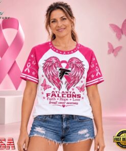 Atlanta Falcons NFL Breast Cancer Awareness Faith Hope Love 2026 Unisex T Shirt, Sports Fans 3D Shirt Atlanta Falcons Nfl Breast Cancer Awareness Faith Hope Love 2026 Unisex T Shirt